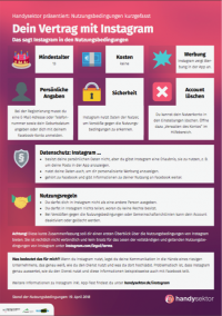 Dein Vetrag mit Instagram